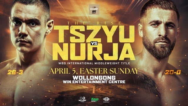 No Limit Boxing Presents Tim Tszyu v Denis Nurja