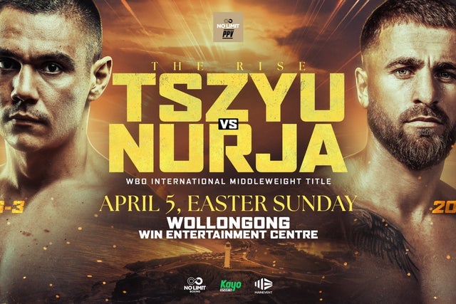 Presales to no limit boxing presents tim tszyu v denis nurja: members use these when buying pre-sale tickets