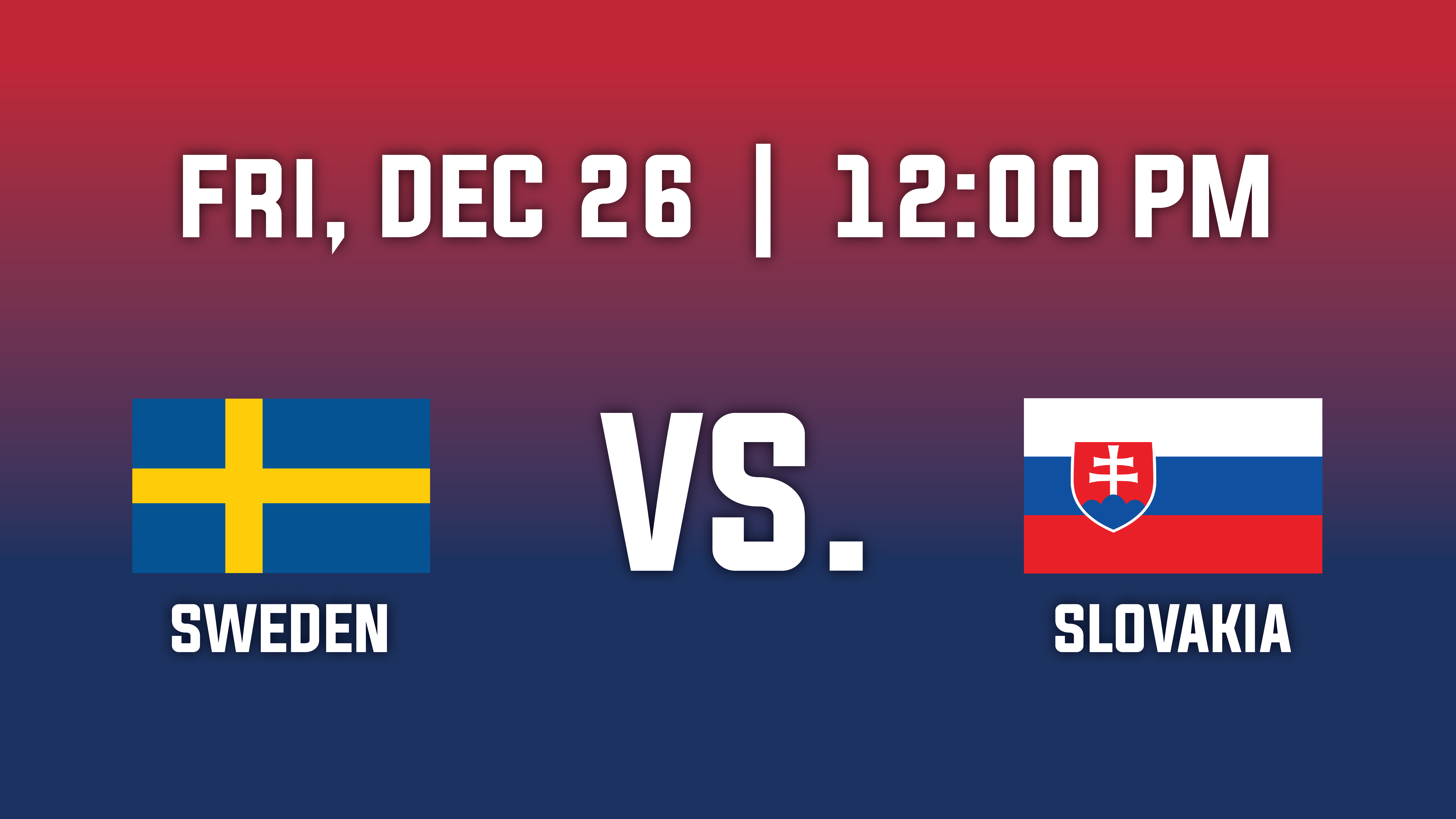 Presale codes for 2026 iihf world junior championship group a sweden v. slovakia: members use these when buying pre-sale tickets