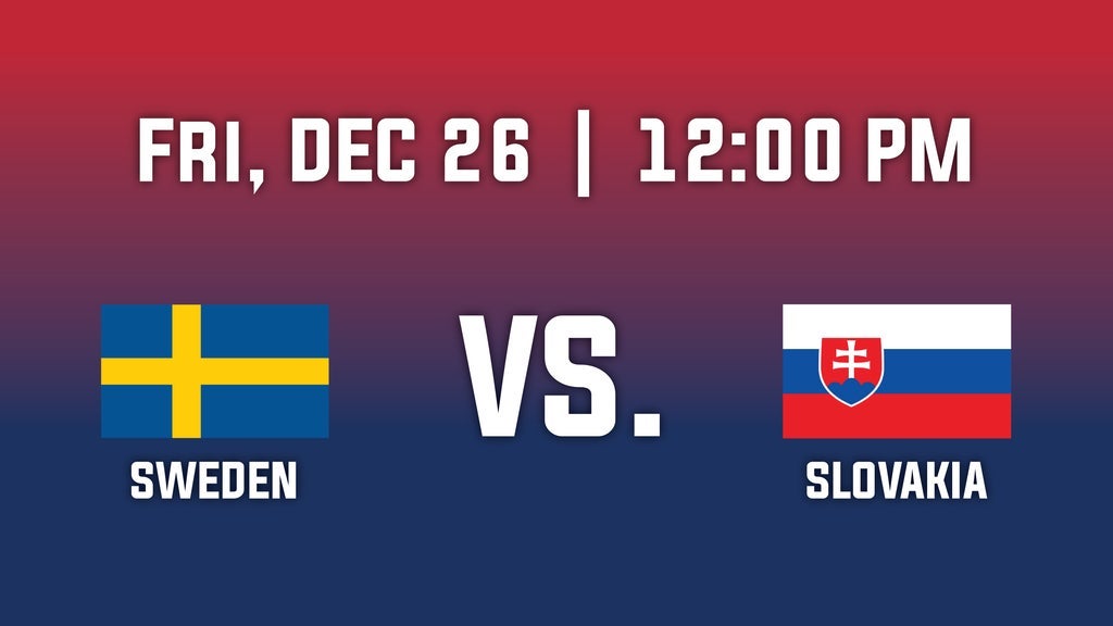 Photo of 2026 IIHF World Junior Championship-Group A - Sweden v. Slovakia