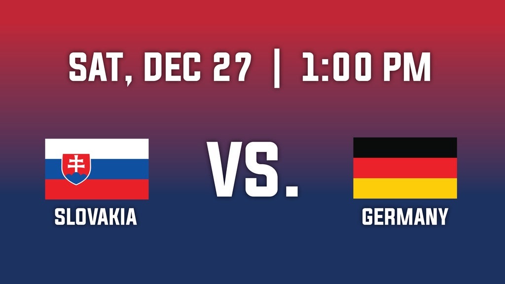 Photo of 2026 IIHF World Junior Championship-Group A - Slovakia v. Germany