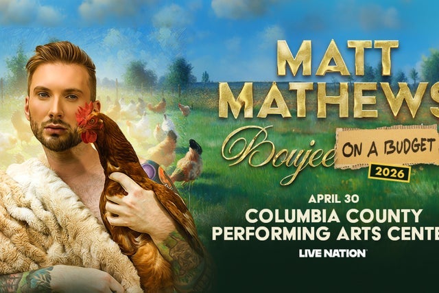 Official Matt Mathews: Boujee On A Budget presale code (Via TMPresale.com)