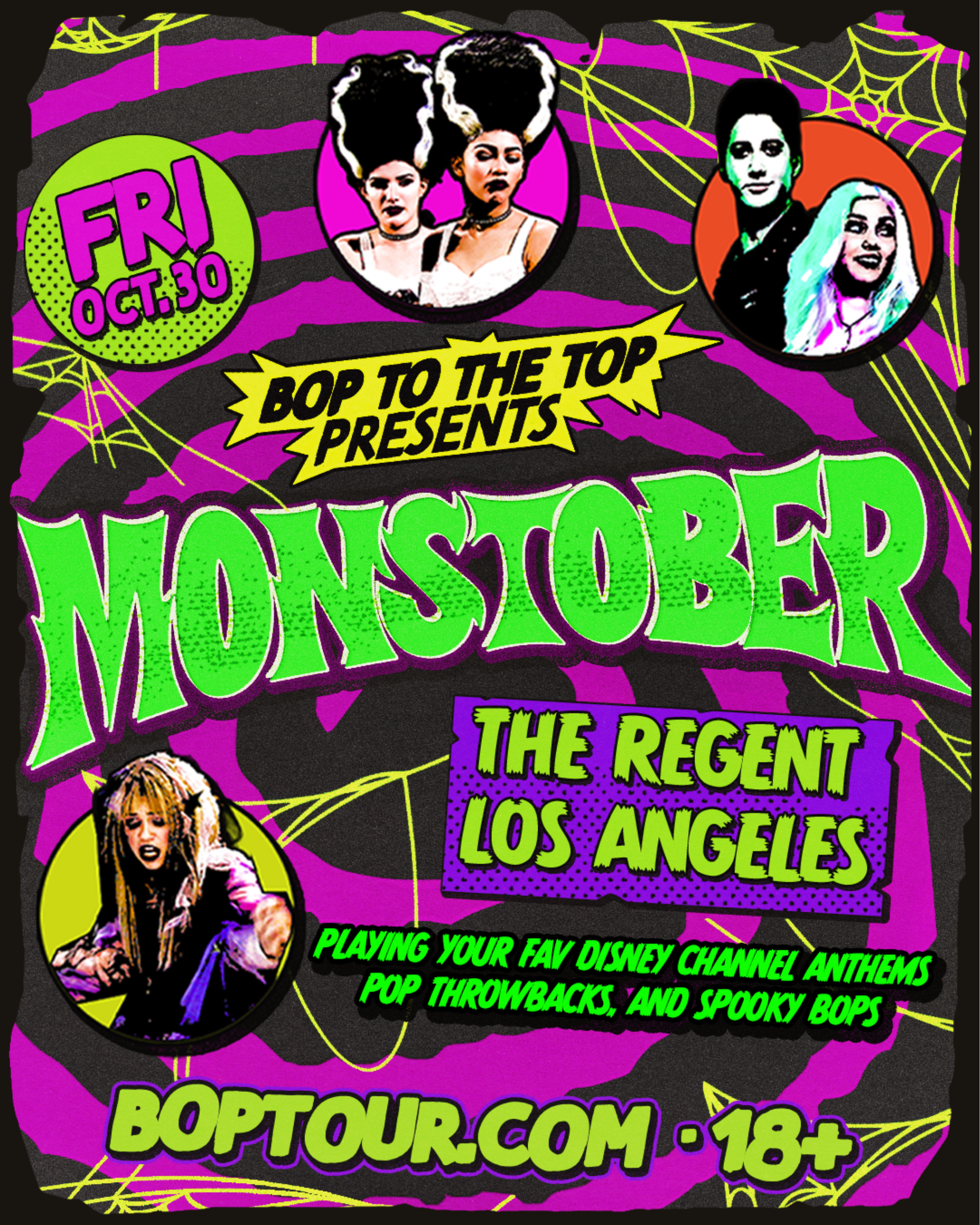 Bop to the Top Presents MONSTOBER (18+) flyer