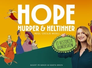 Bilde for arrangement HOPE, hurper og heltinner- et historisk humorshow.