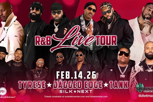 Presale codes for r&amp;b live tour: members use these when buying pre-sale tickets
