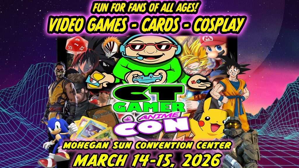 Mitch Hallock Presents CT GamerCon: CT's #1 Con for Gamers and Anime