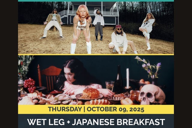 Presale codes for wet leg &amp; japanese breakfast north american moistourizer 2025: members use these when buying pre-sale tickets