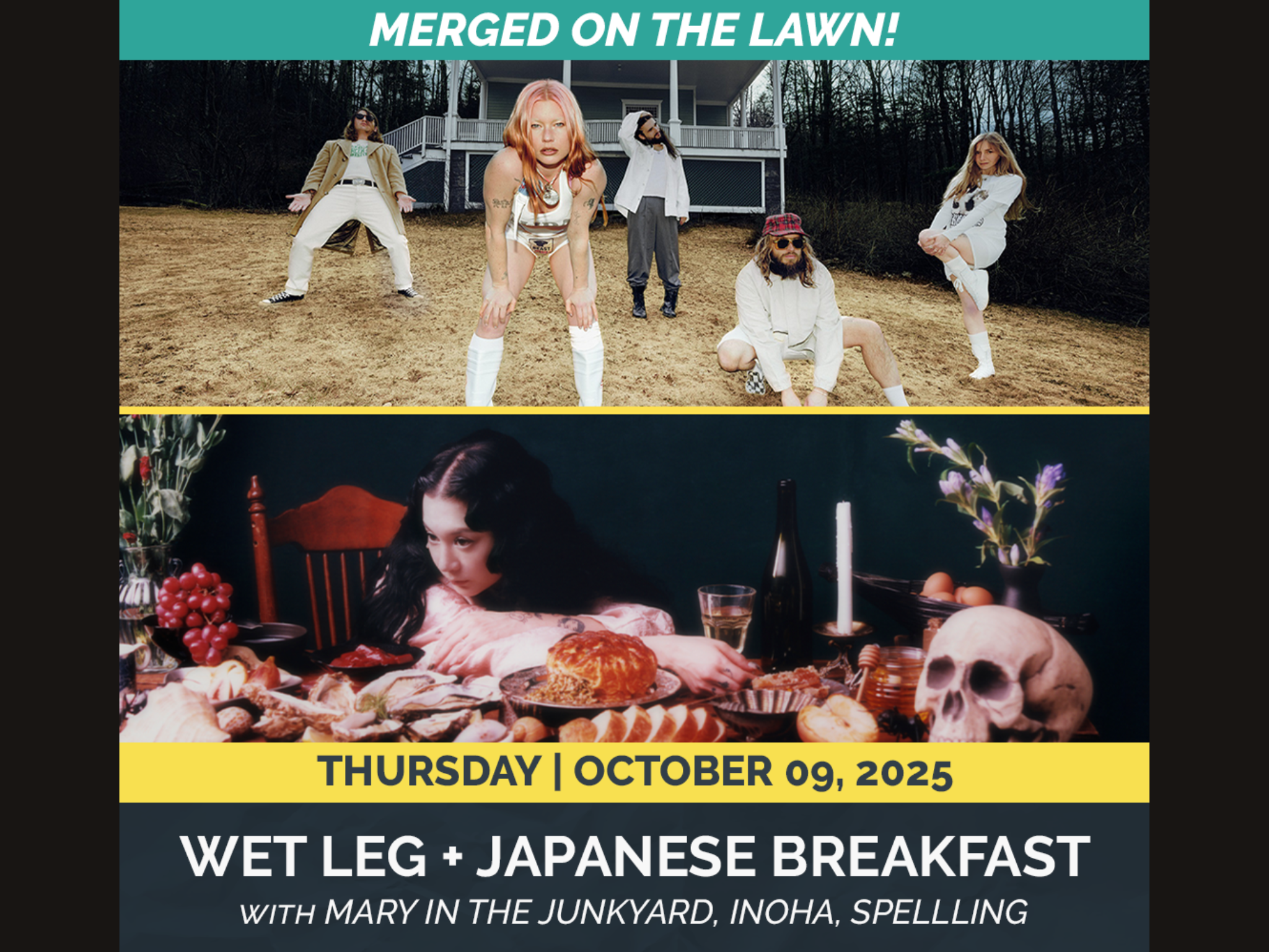 Wet Leg & Japanese Breakfast - north american moistourizer 2025