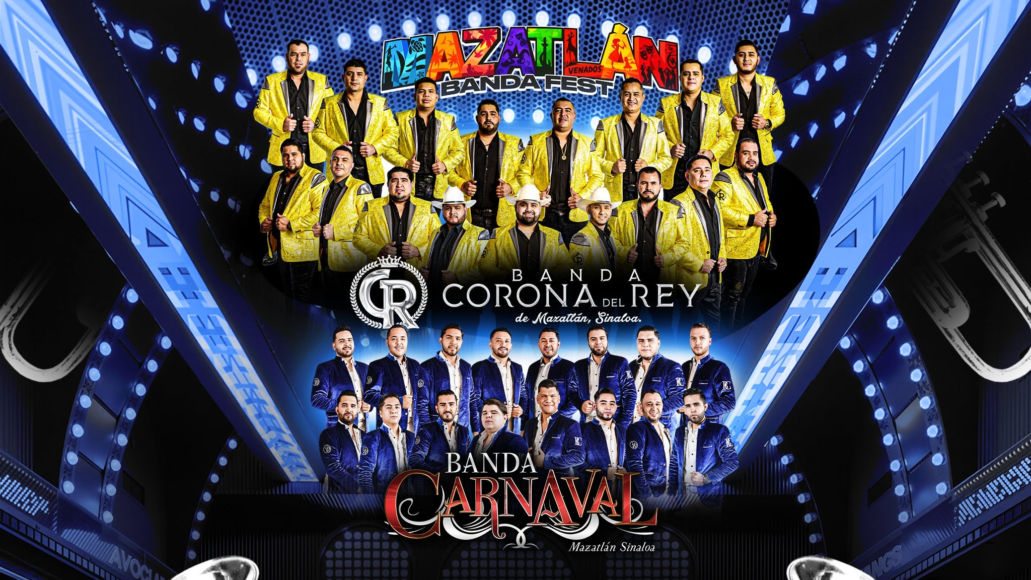 Mazatlán Banda Fest featuring Banda Corona de Rey y Banda Carnaval
