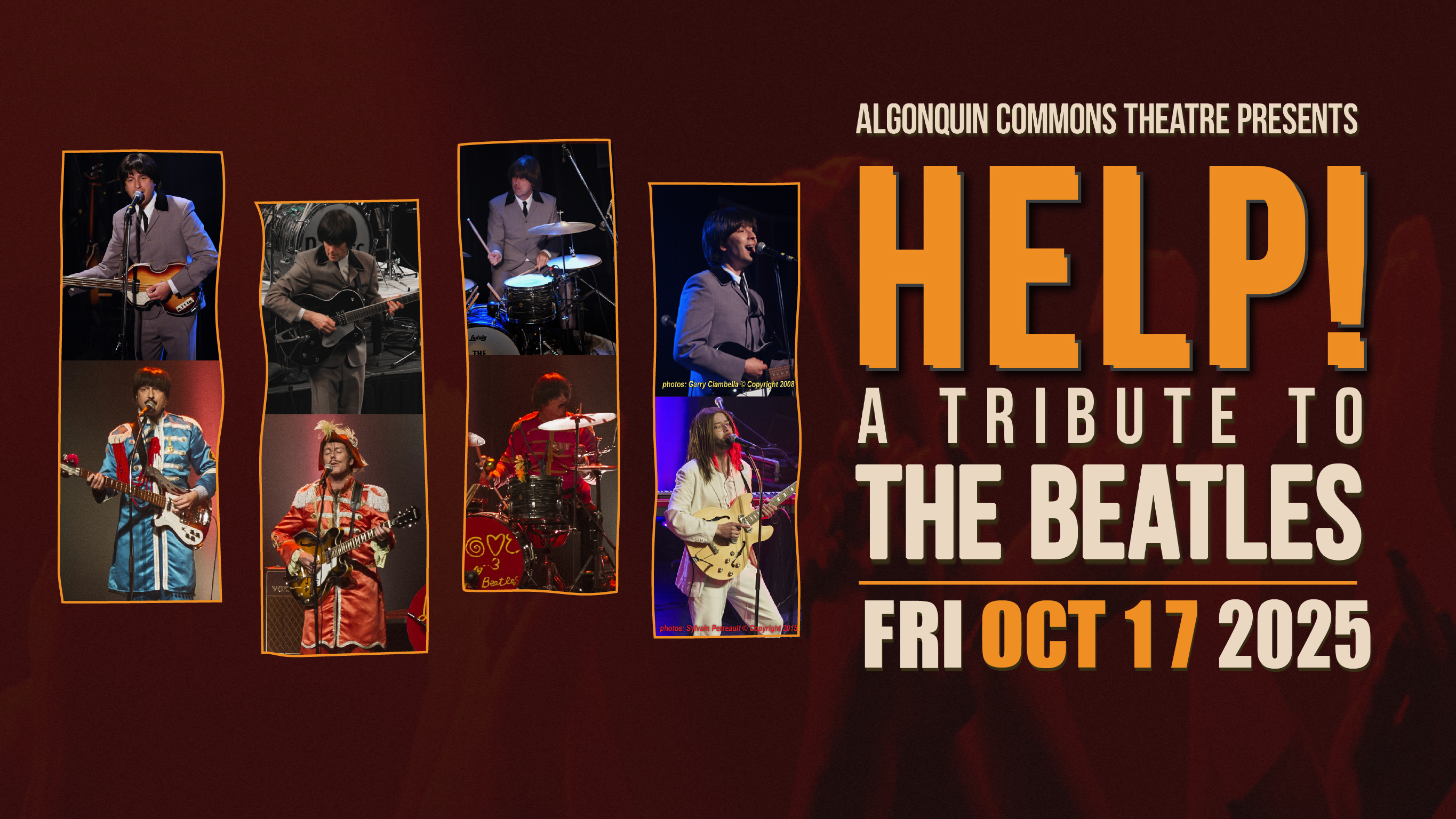 Algonquin Commons Theatre presents:  HELP! A Tribute to the Beatles