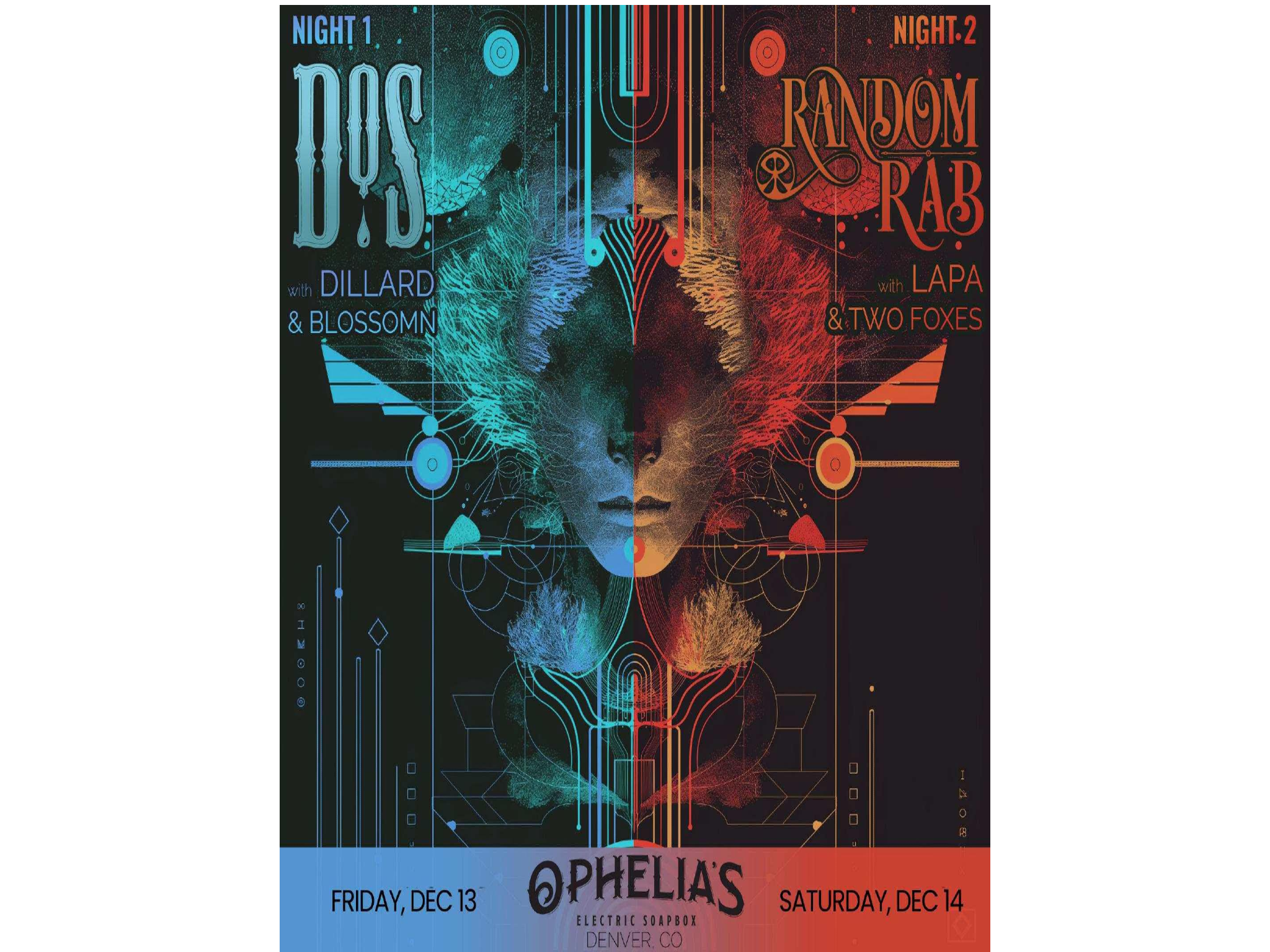 Random Rab & DOS at Ophelia’s Electric Soapbox – Denver, CO