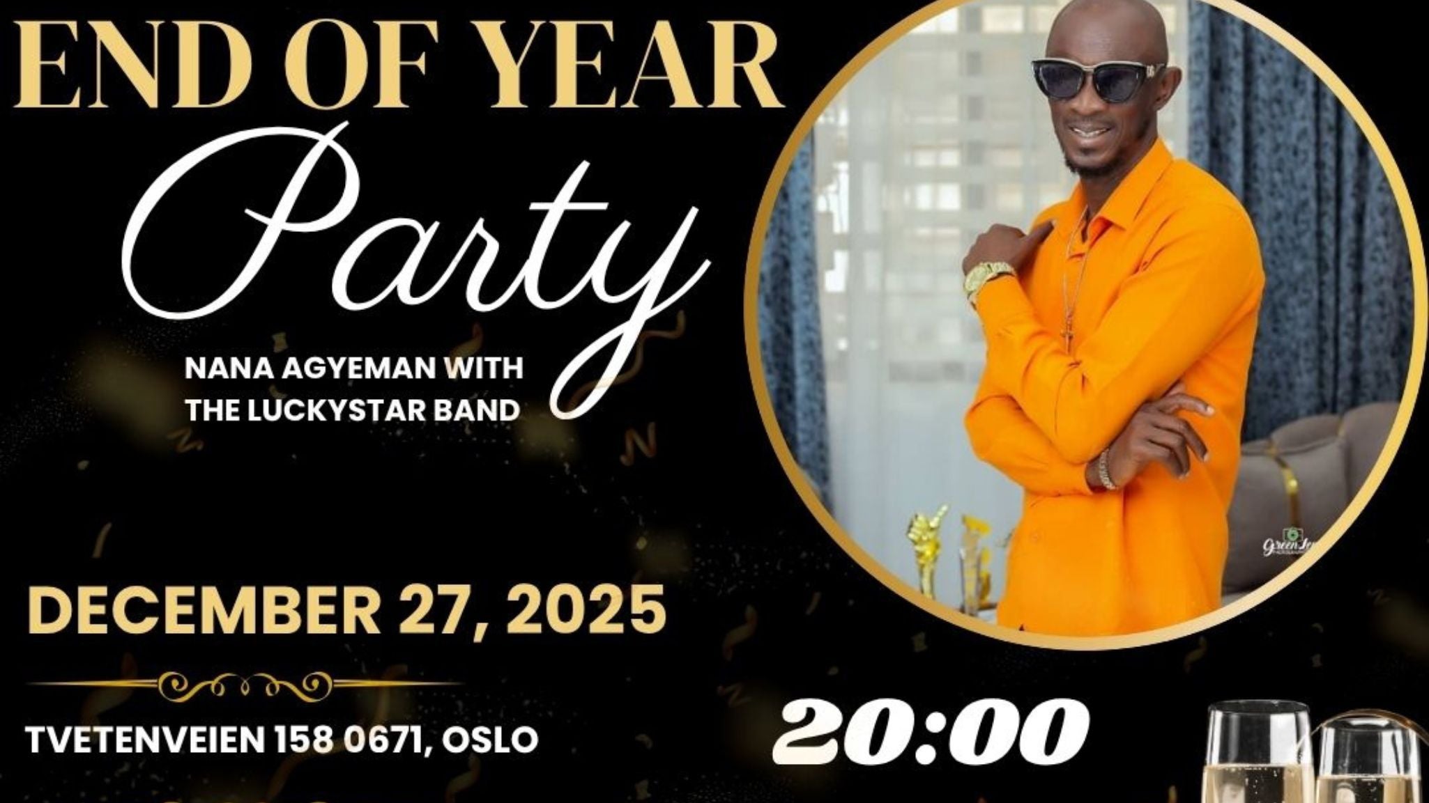 End of year party with Naa Agyeman and the Lucky Star Band – 2025-12-27