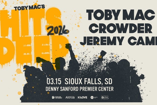 TOBYMAC with Crowder & Jeremy Camp: Hits Deep Tour in Sioux Falls promotional photo for Fall-In to $25 All-In presale tickets offer