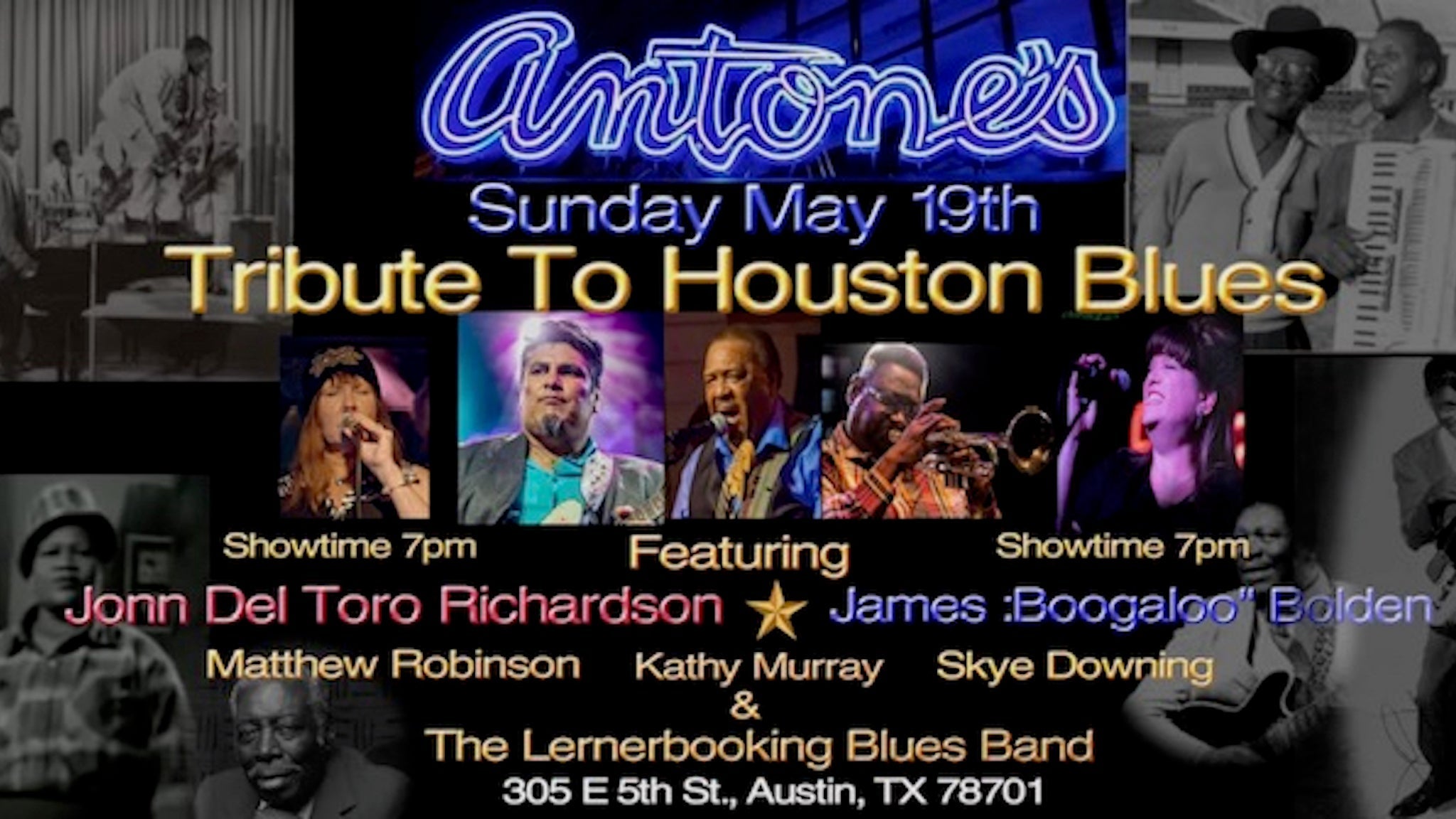 Tribute to Houston Blues at Antone's Nightclub