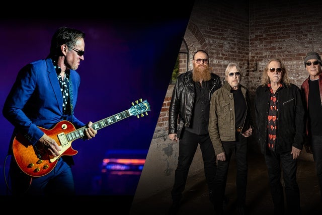Joe Bonamassa and Gov't Mule in Youngstown promotional photo for Fan Club presale tickets offer
