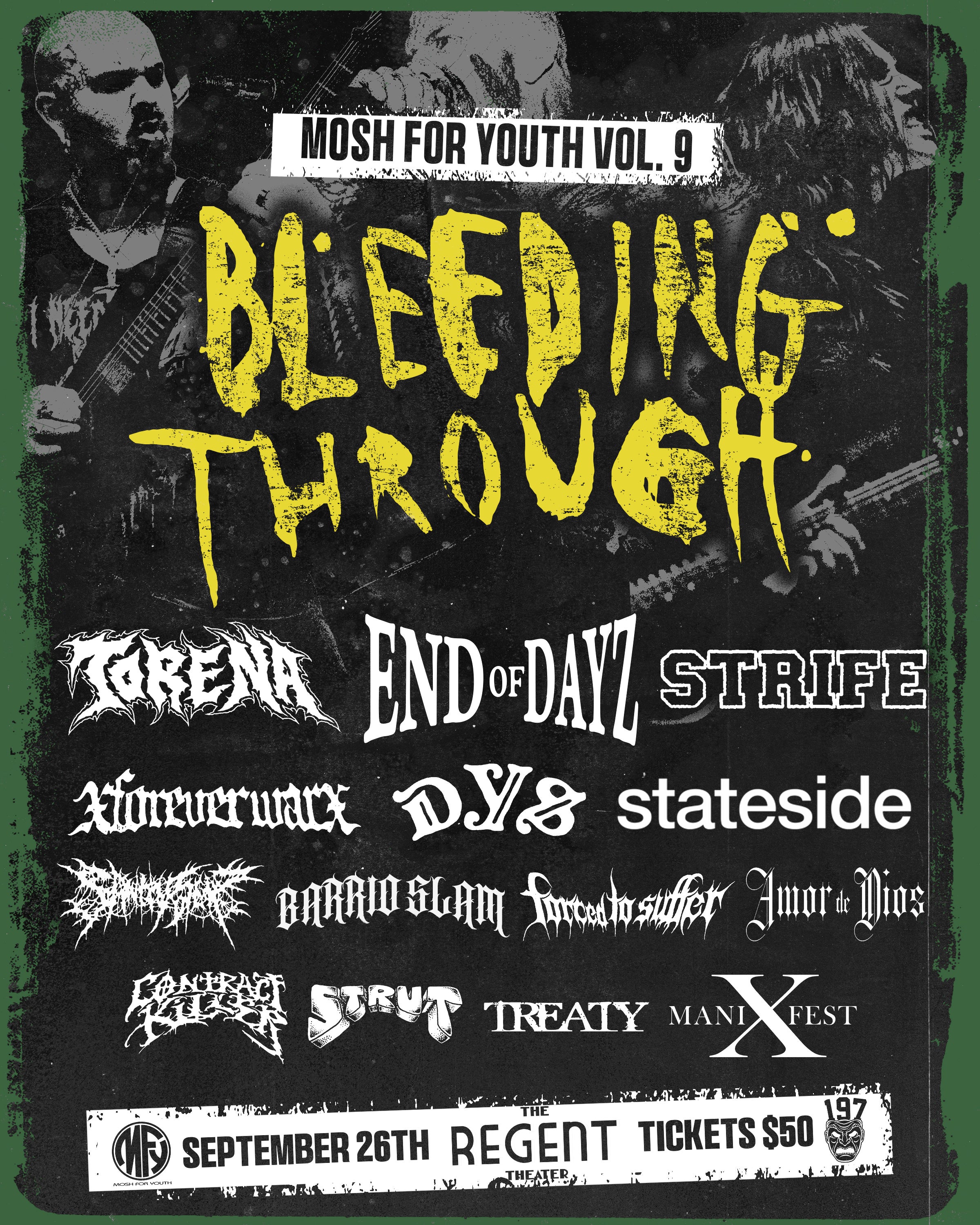 Mosh For Youth Vol. 9 - Bleeding Through, Torena, End of Dayz & More!