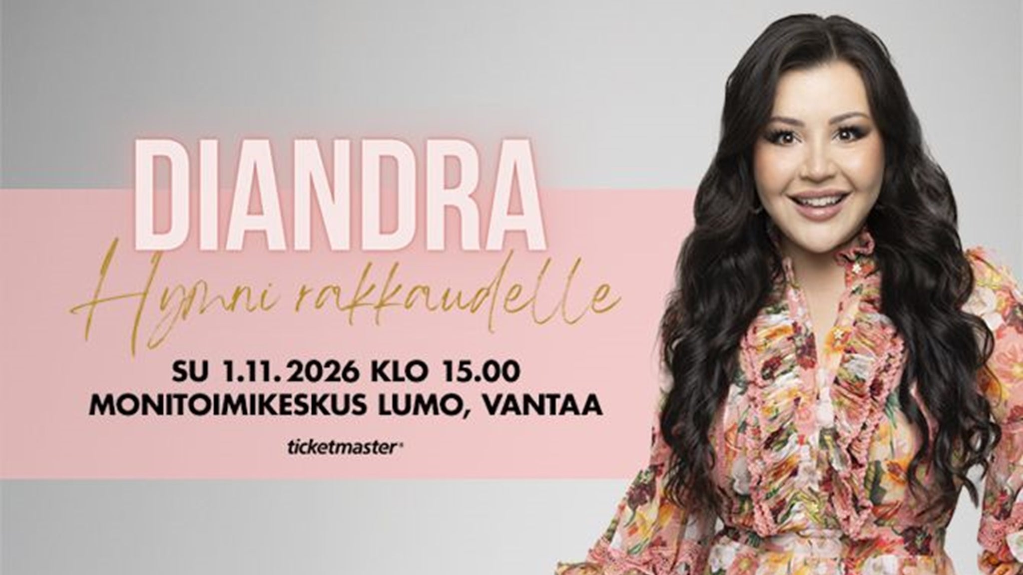Diandra konsertti Hymni rakkaudelle