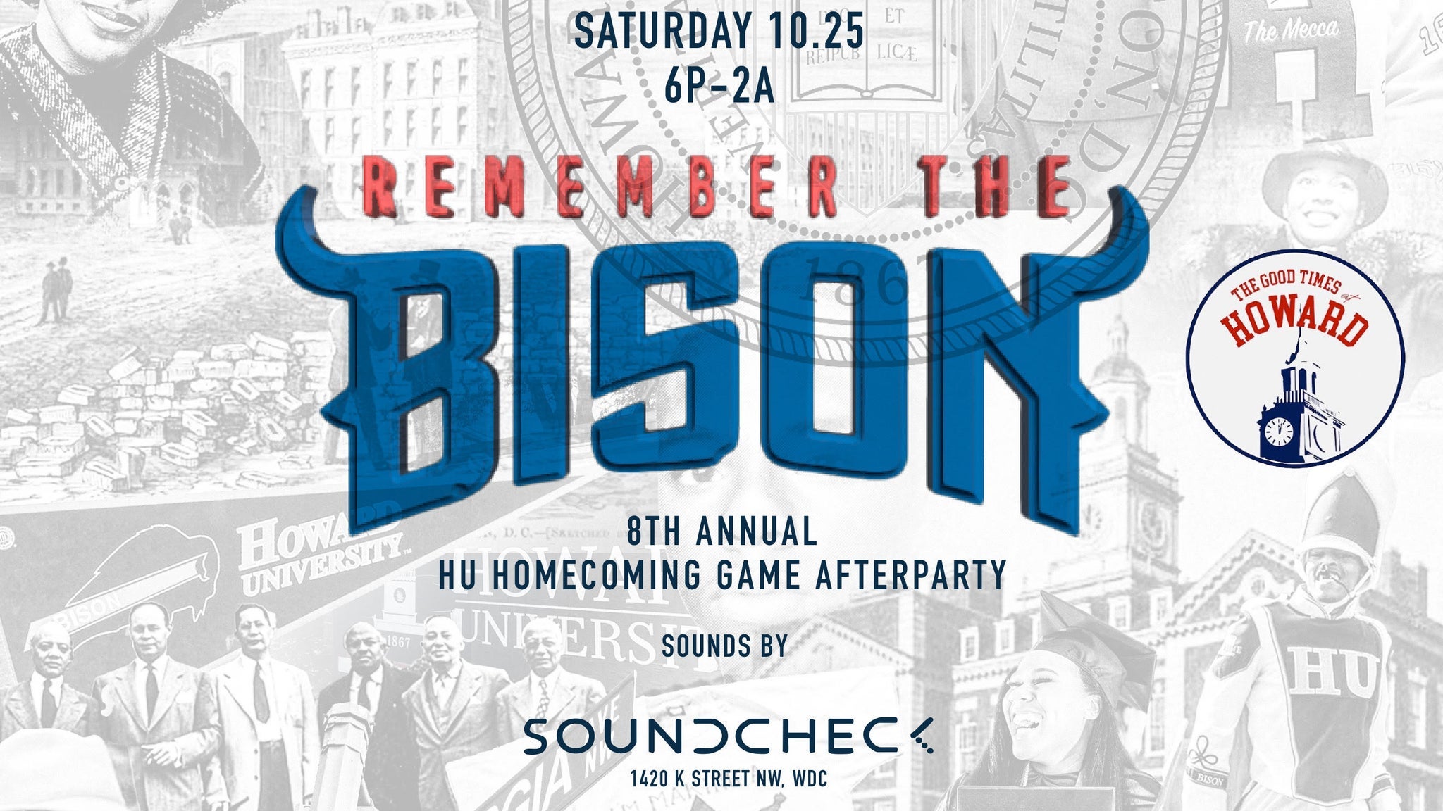 8th Annual Remember The Bison: HU Homecoming Game After Party