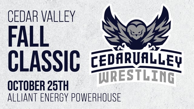 Cedar Valley Fall Classic - Wrestling