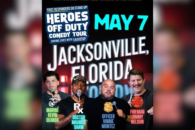 Heroes Off Duty Comedy Tour in Jacksonville promotional photo for Artists SMS presale tickets offer