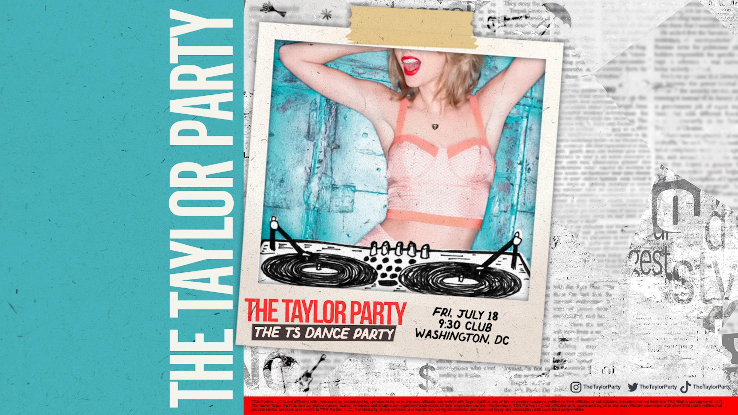 presale code for The Taylor Party: Taylor Swift Night tickets in Washington - DC (9:30 CLUB)