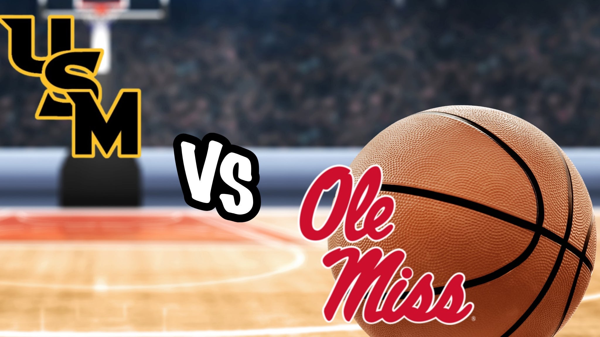 2025 NCAA COLLEGE BASKETBALL:USM VS OLE MISS at Mississippi Coast Coliseum – Biloxi, MS