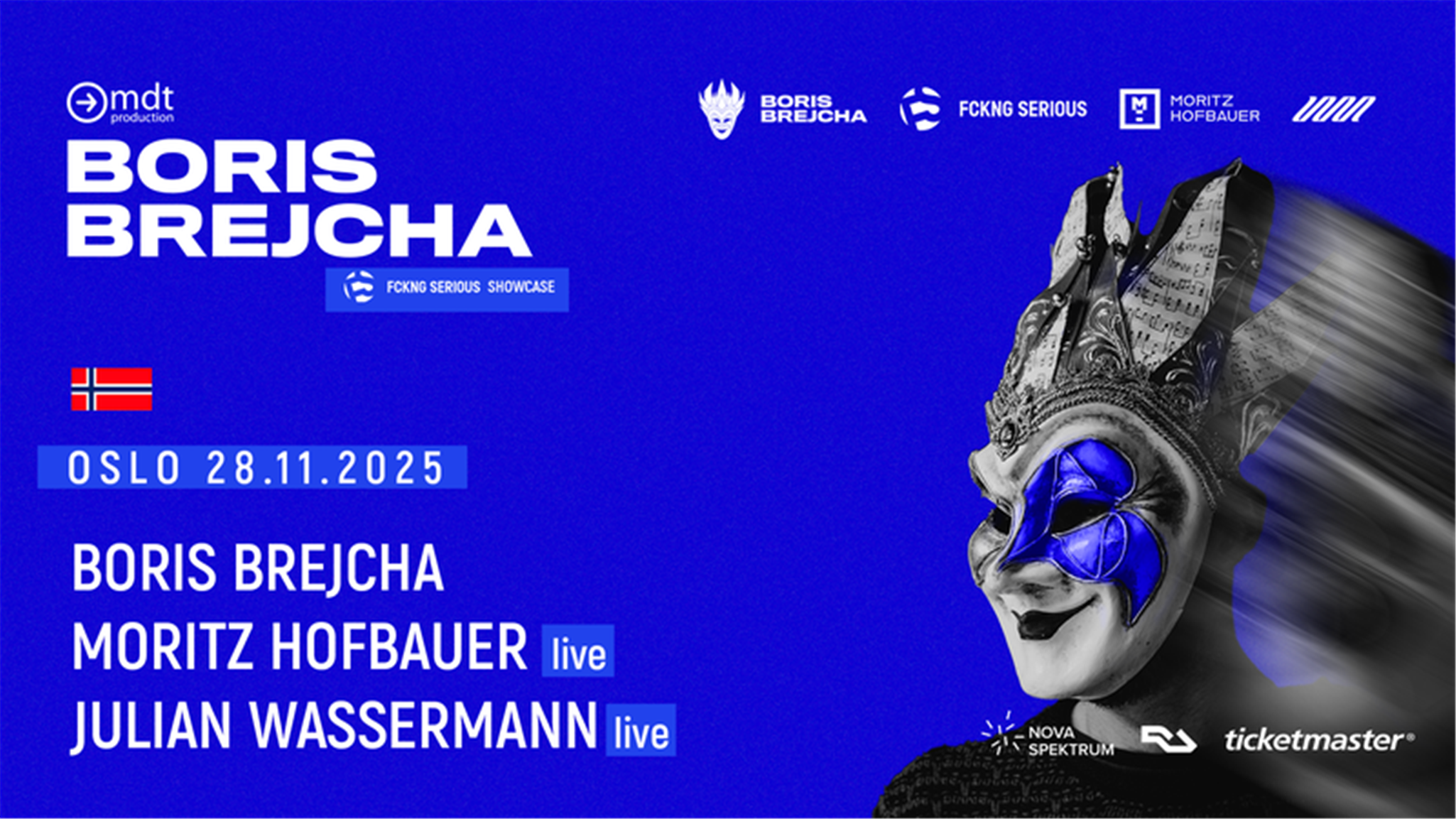 BORIS BREJCHA & Fckng Serious Showcase 2025 / Oslo – 2025-11-28