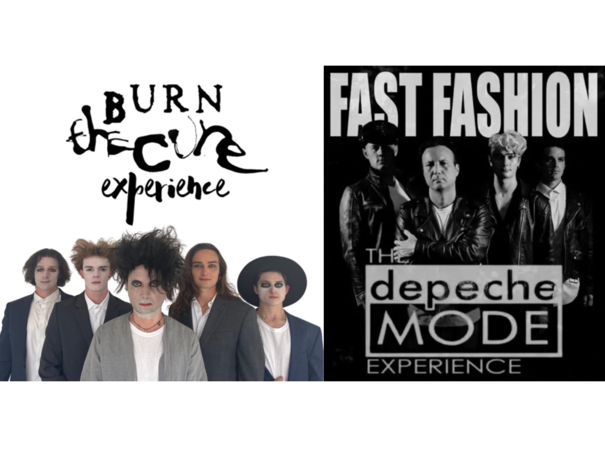 Burn: The Cure Experience + Fast Fashion: The Depeche Mode Experience at 191 Toole – Tucson, AZ