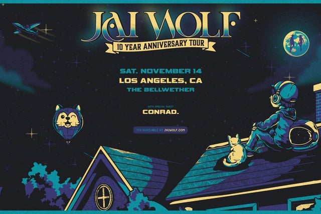 Jai Wolf: 10 Year Anniversary Tour in Los Angeles promotional photo for Venue presale tickets offer