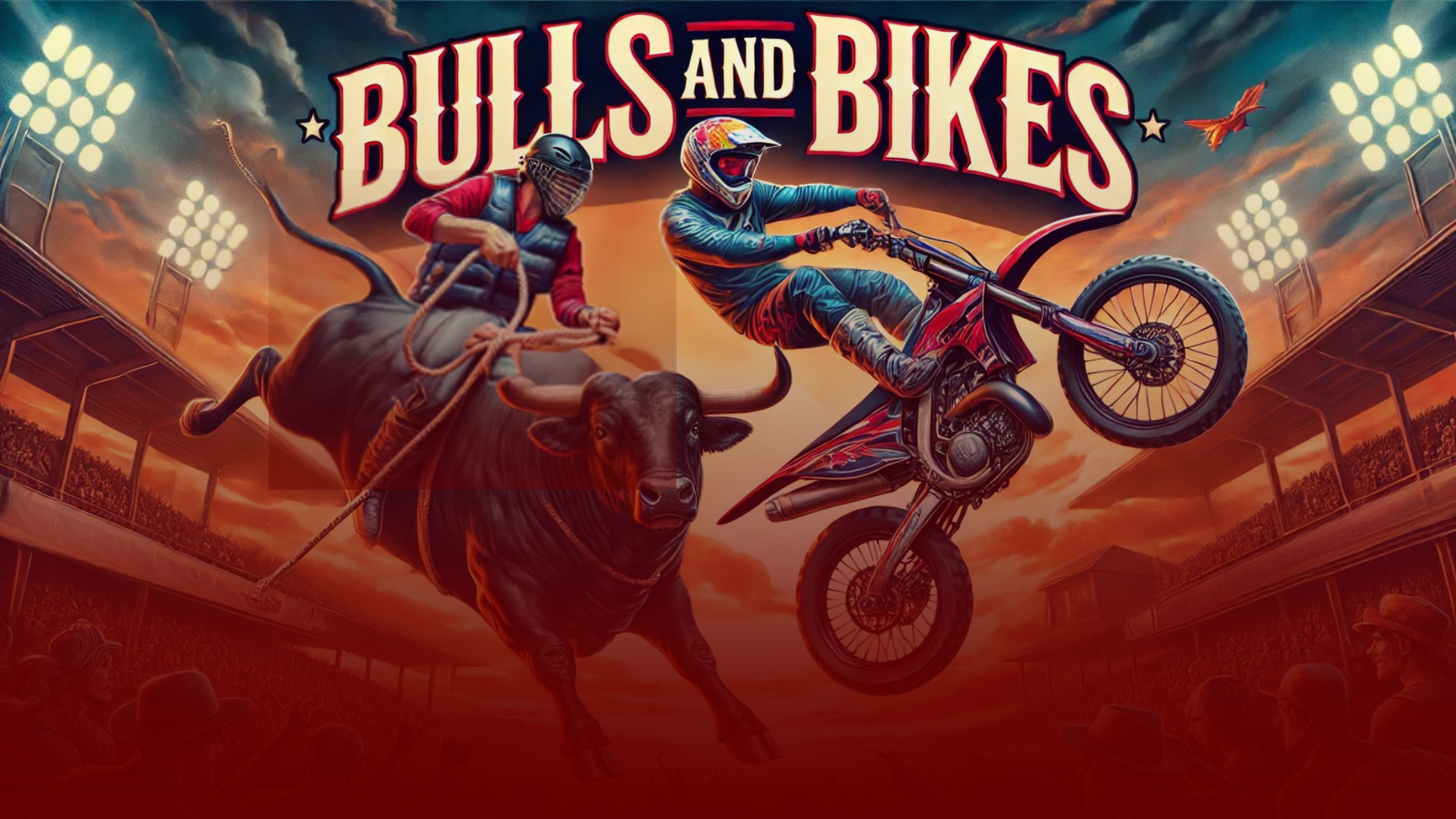 Bulls And Bikes: Pro Bull Riding And Pro Fmx Jumpers