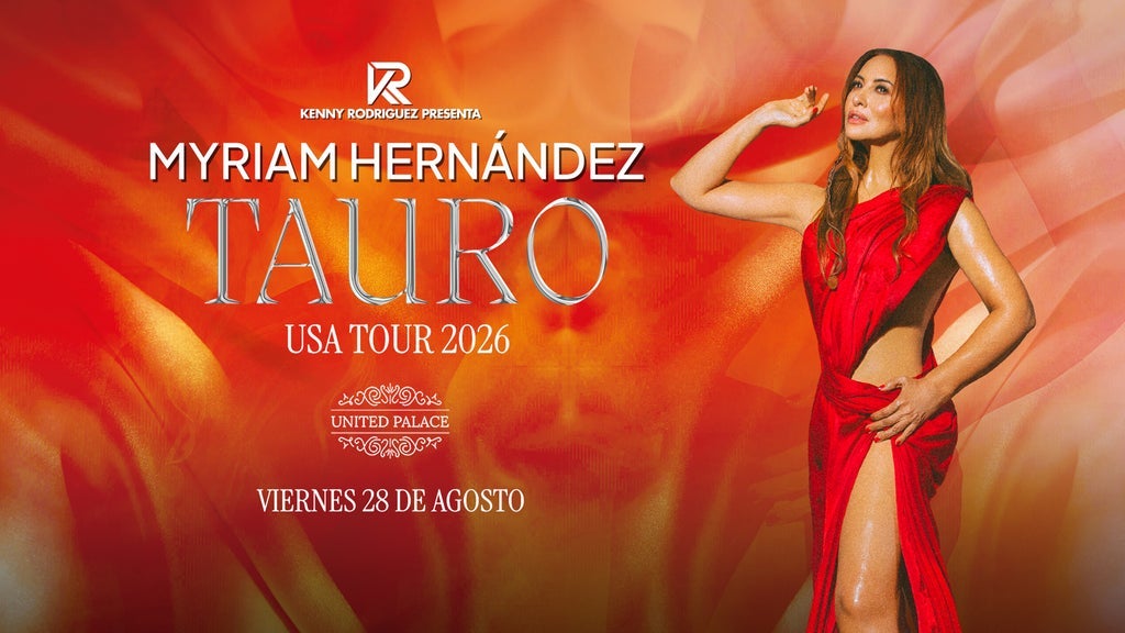 Myriam Hernandez - Tauro Usa Tour 2026