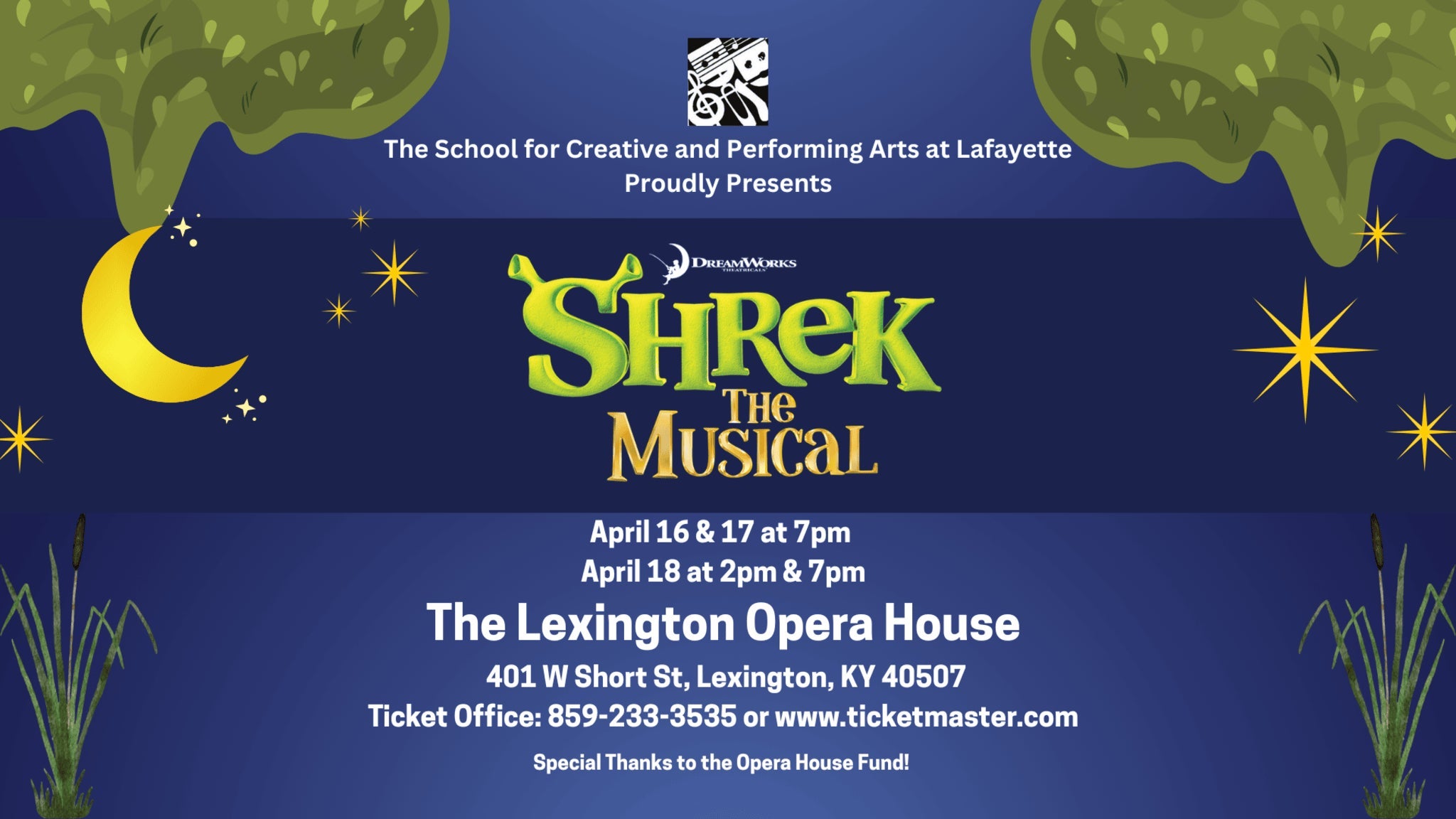 SCAPA Lafayette Presents Shrek the Musical