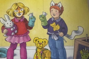 Karsten og Petra Leker teater
