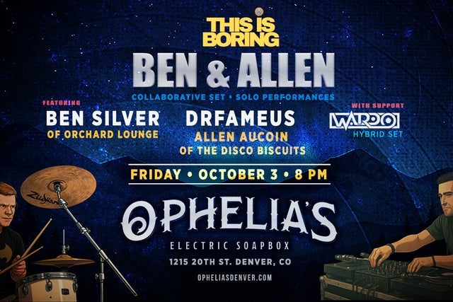 Ben & Allen (of Orchard Lounge / Disco Biscuits) presales in Denver