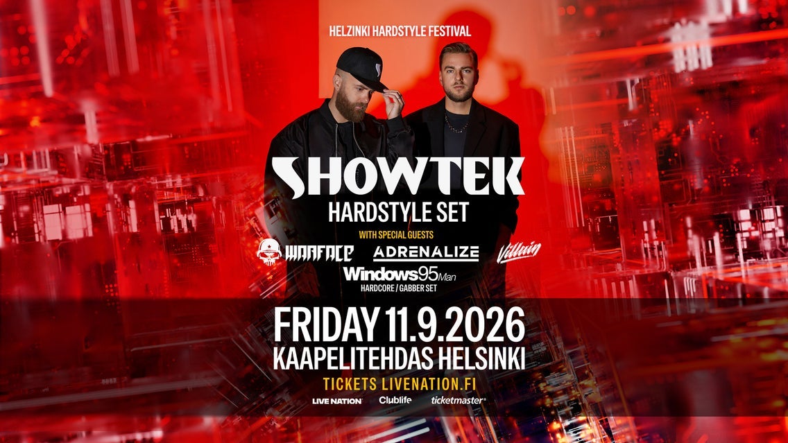 Helzinki Hardstyle Festival 2026 presents: Showtek (Hardstyle Set) event image