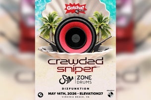Crawdad Sniper with 5AM, Zone Drums, and Dizfunktion