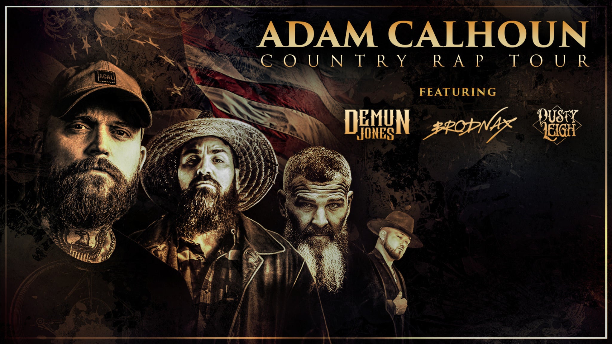 Adam Calhoun "Country Rap Tour" with Demun Jones & Brodnax