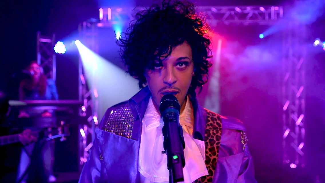 Red Corvette event poster