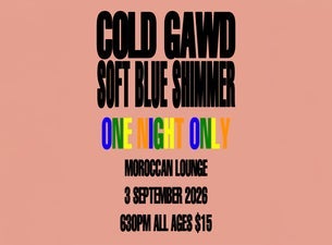 COLD GAWD with Soft Blue Shimmer — The Moroccan Lounge