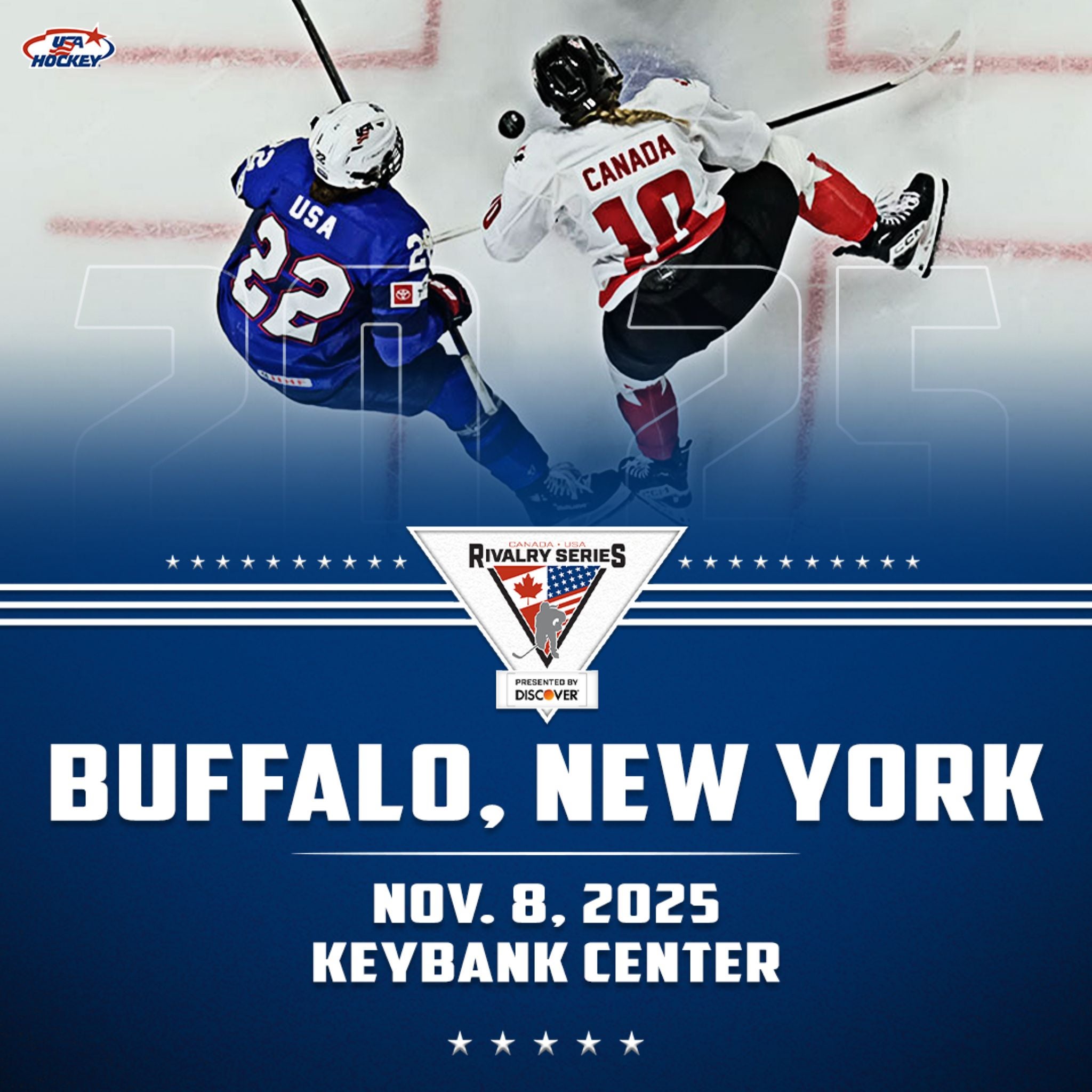 USA vs Canada Rivalry Series at KeyBank Center – Buffalo, NY