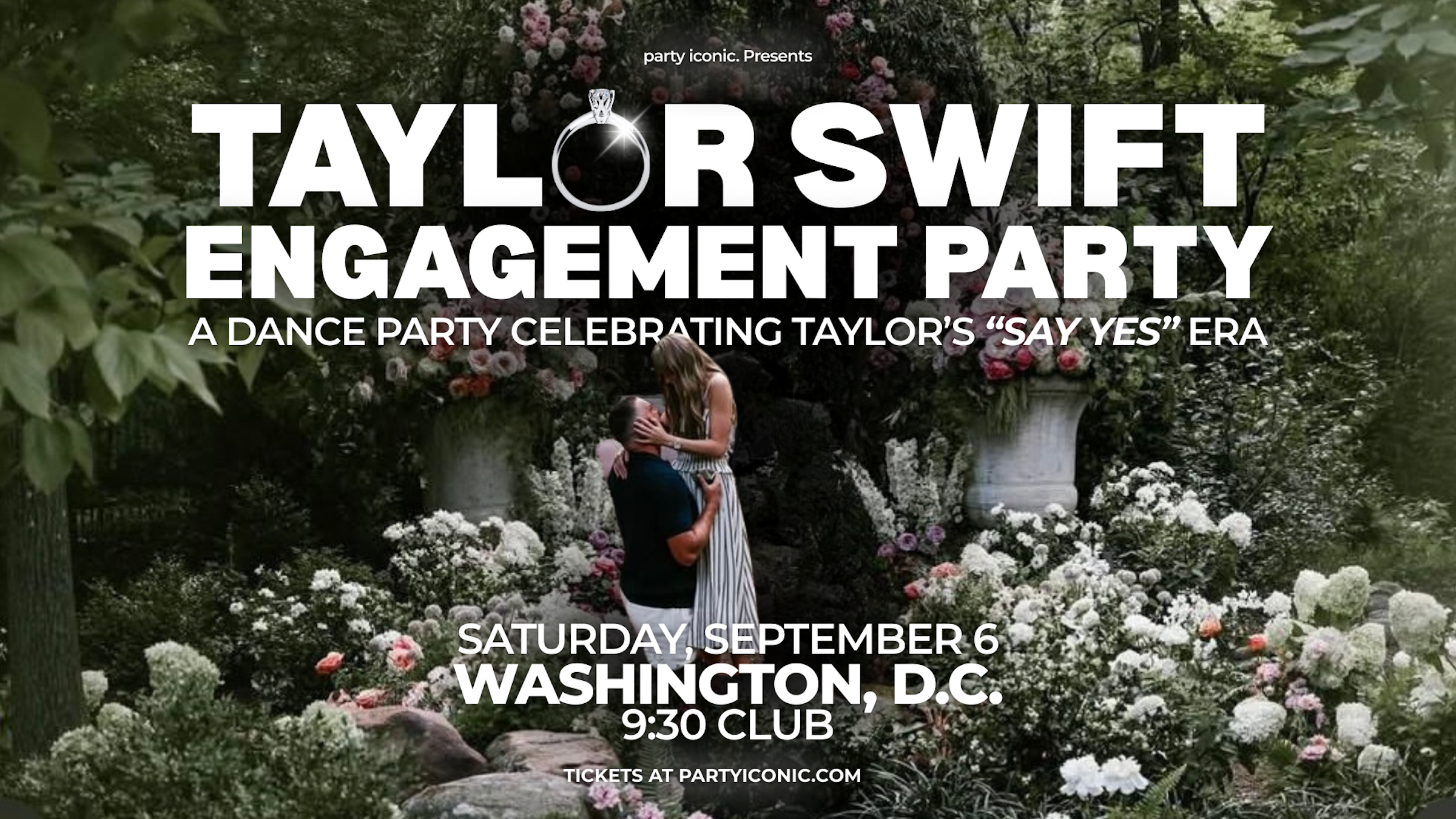 party iconic. Presents: Taylor Swift Engagement Party
