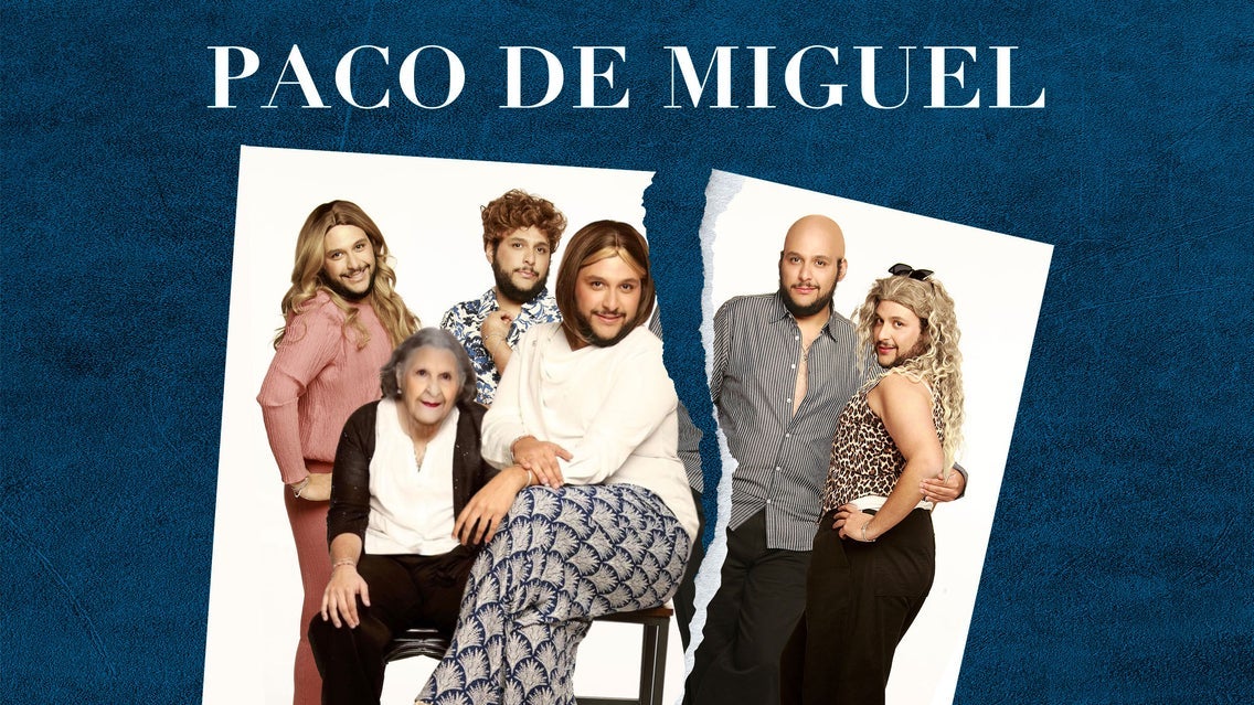 Flyer de Paco de Miguel en Mi Familia es tu Familia