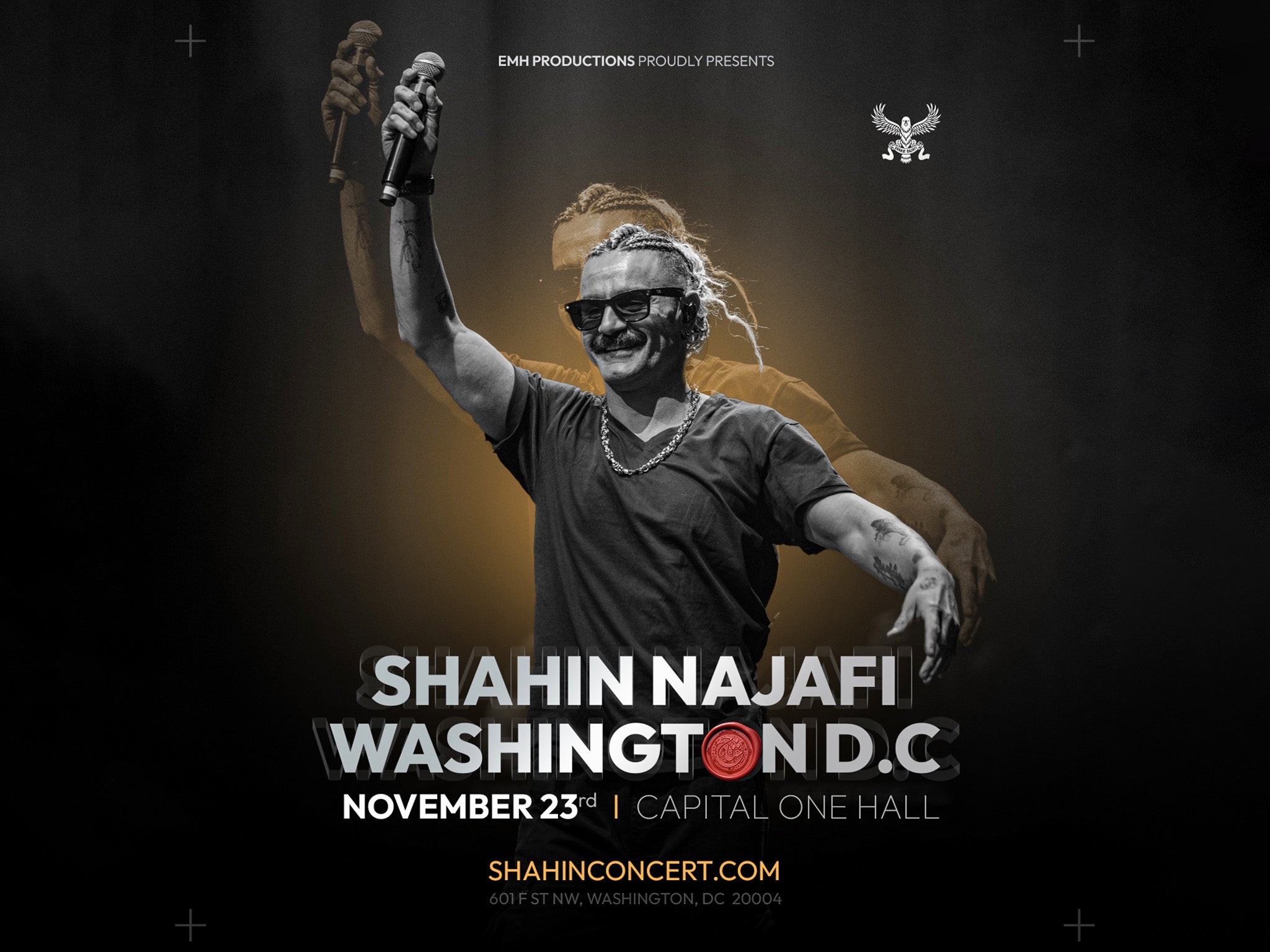 Shahin Najafi at Capital One Hall – Tysons, VA