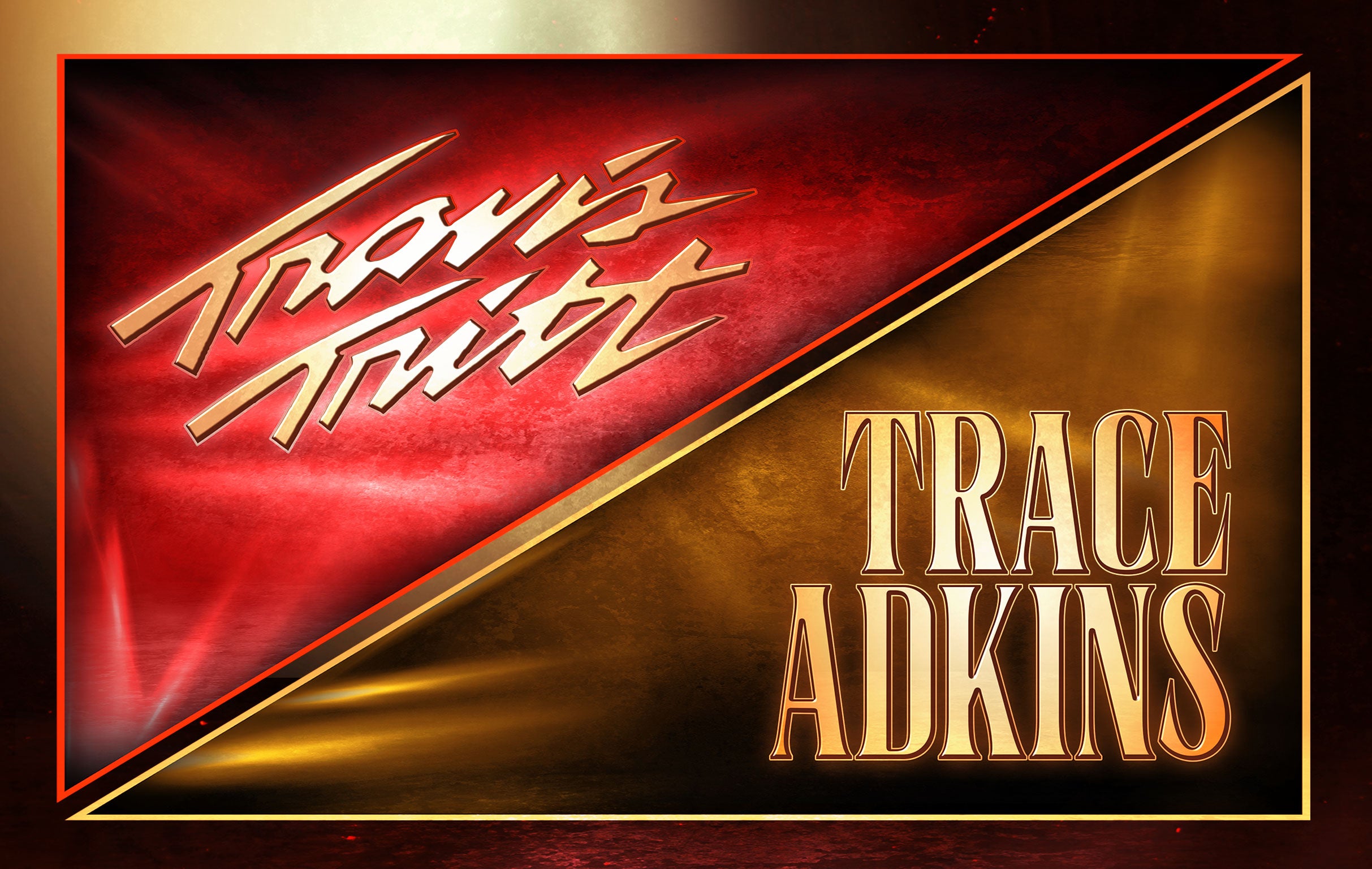 Travis Tritt & Trace Adkins at Treasure Island Amphitheater – Welch, MN