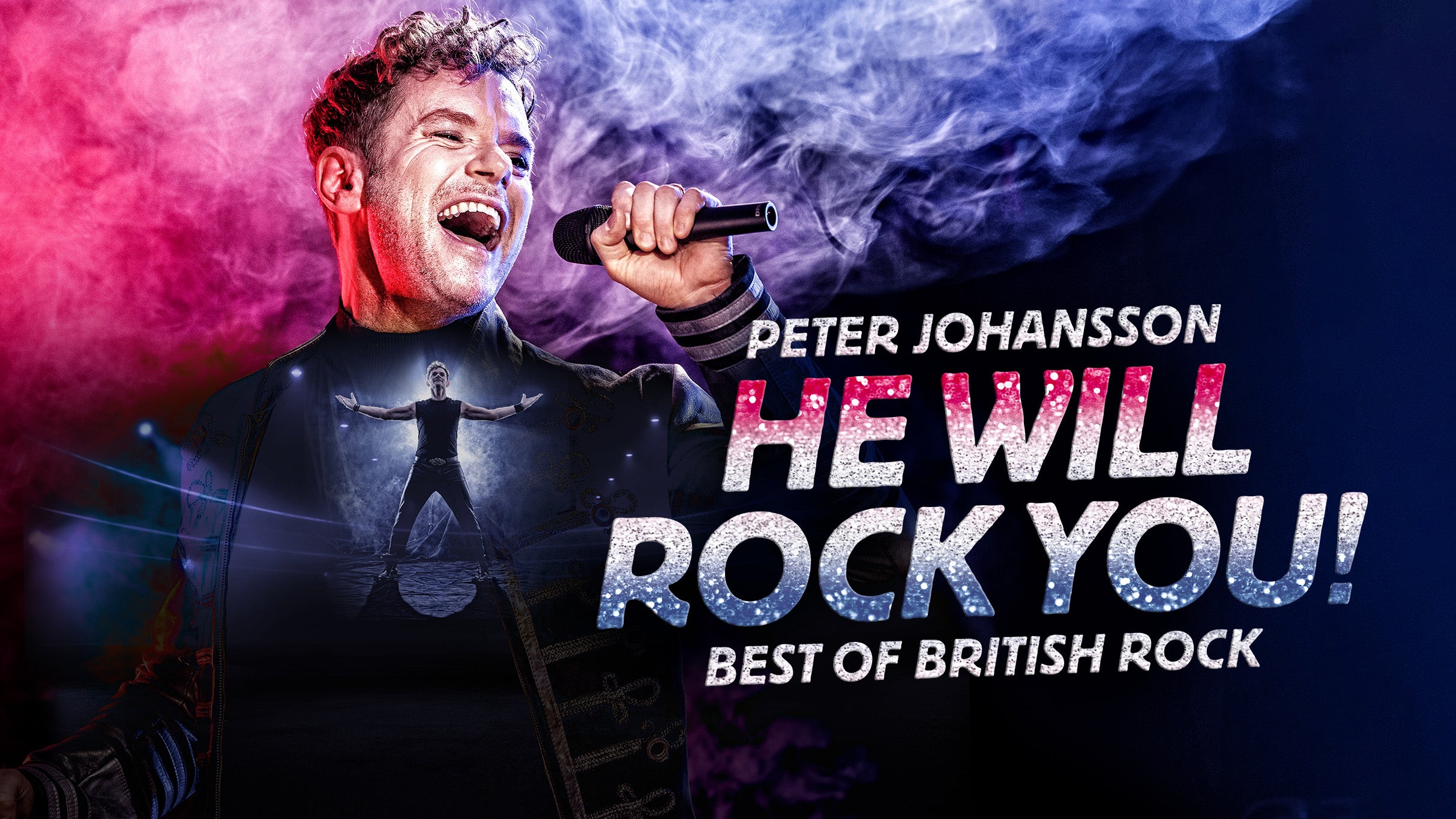 "He will rock you "med Peter Johansson