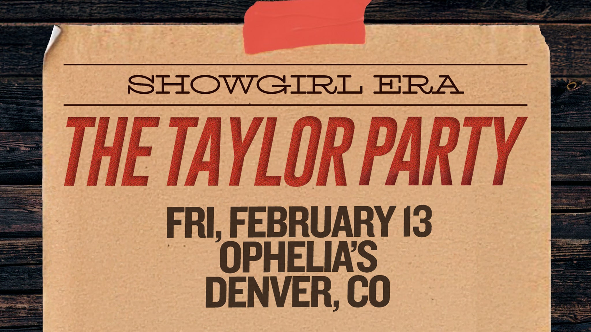 The Taylor Party: Taylor Swift Night at Ophelia's Electric Soapbox