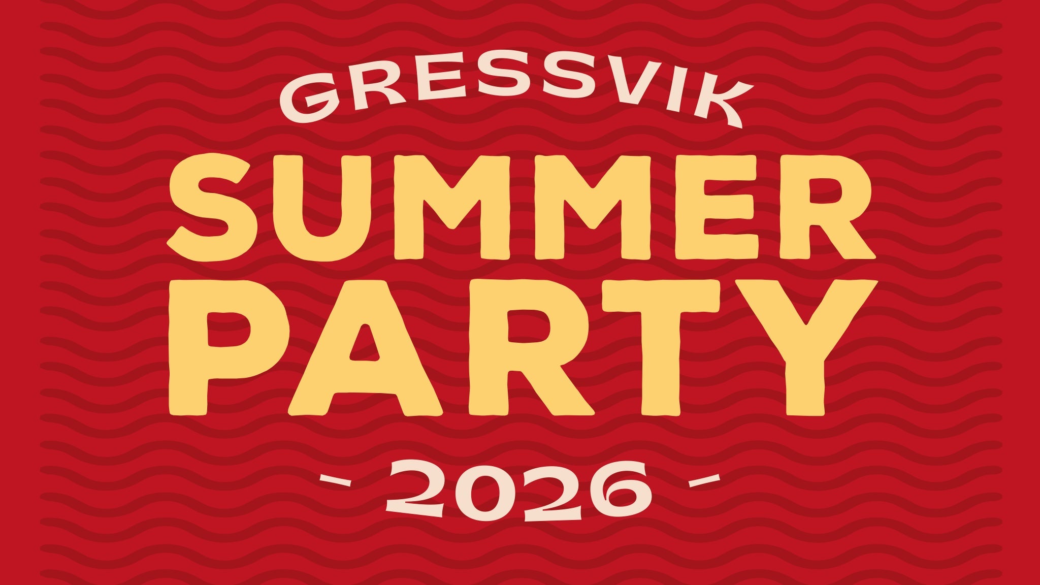 Lørdagspass - Gressvik Summerparty