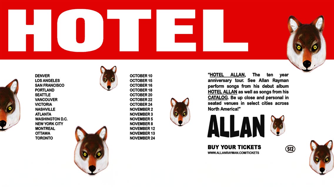 HOTEL ALLAN - The 10 Year Anniversary Tour - Image 1