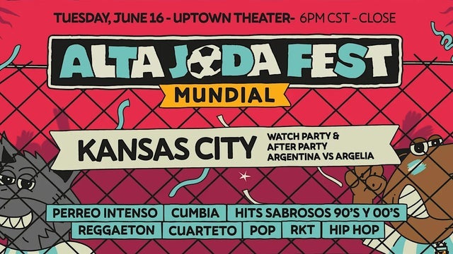 Alta Joda Fest Kansas City - Watch Party & Afterparty