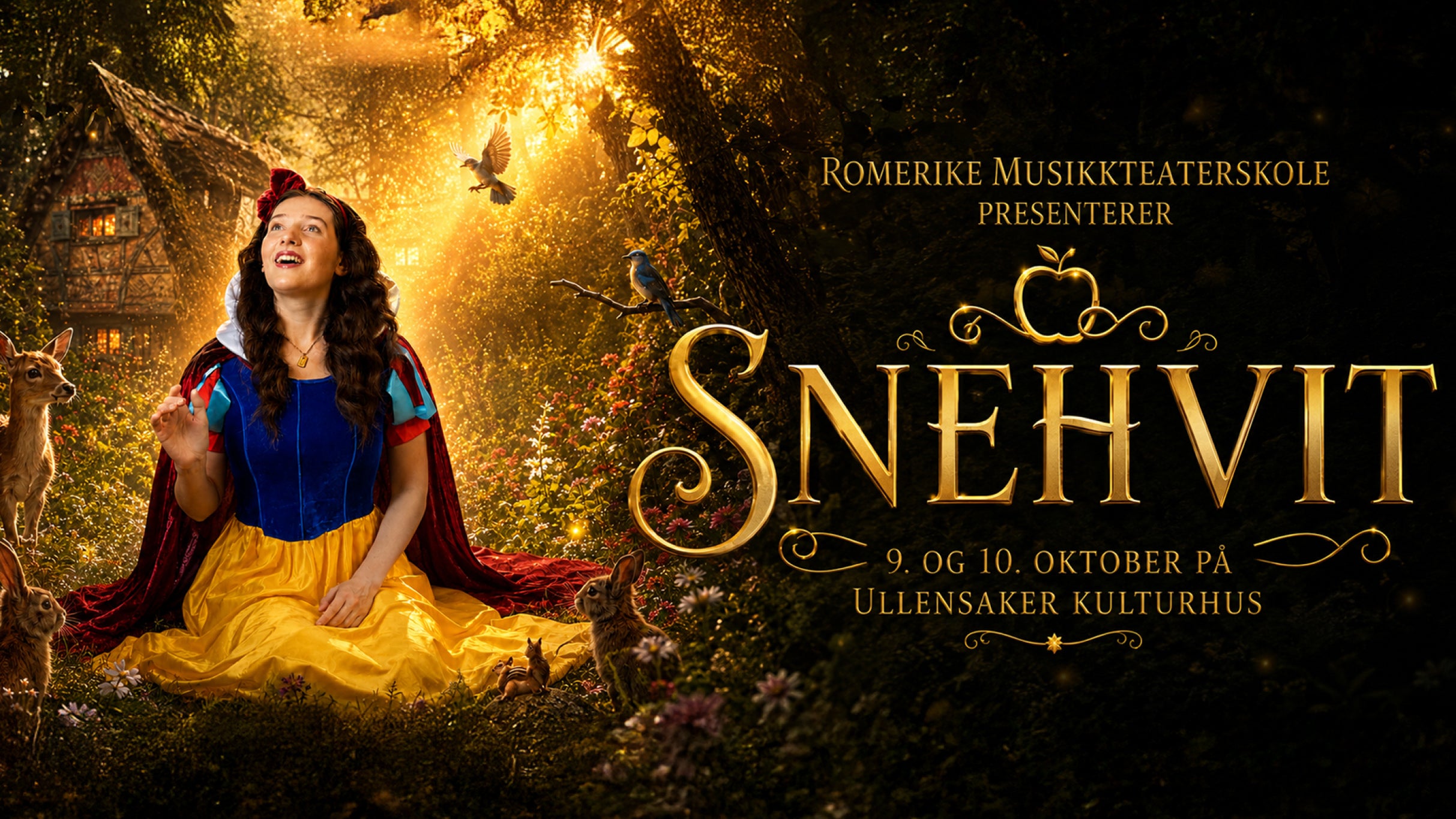 Romerike Musikkteaterskole presenterer Snehvit